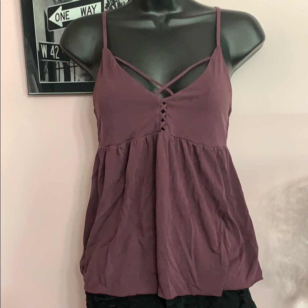 American Eagle Plum Top